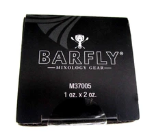 BARFLY Mixology Gear Japanese Style Jigger M37005~1 oz x 2 oz Stainless Steel