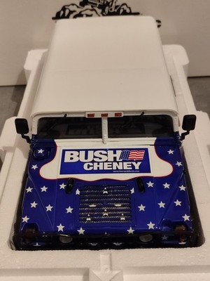 EXOTO Thunder Trac AM General Hummer H1 Bush Cheney 1:18