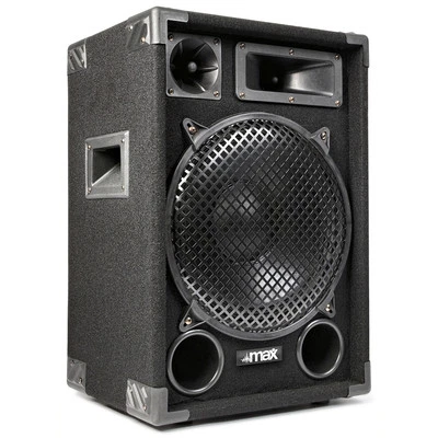 MAXMUSIC MAX SP12 Passive DJ Speaker 700W 12" Full Range for Mobile Disco Parties