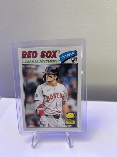2026 Topps Heritage #86 Roman Anthony Rookie Card Boston Red Sox RC Cup Card