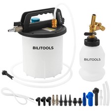 3L Brake Bleeder Vacuum Pump Kit Air Compressor, Universal One Person Pneumat...