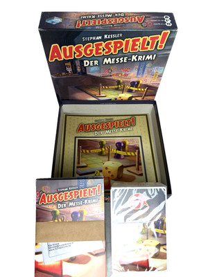 Augespielt! Der Messe-Krimi   Frosted Games Murder Mystery Brettspiel NEU OVP