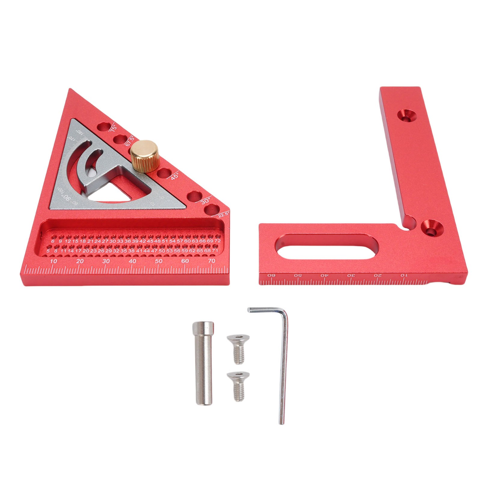 3D Multi Angle Measuring Ruler Tool For Woodworking Tasks