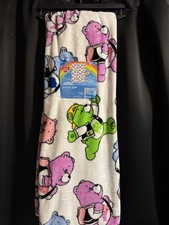NWT Care Bears Back To School Tenderheart Share Bear Throw Blanket 50"x70" HTF 