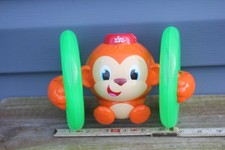 Bright Starts Roll Glow Monkey Toy Play To Learn Lights Baby Crawling Musical