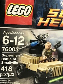 LEGO Super Heroes Superman Battle Of  Smallville (76003) 2013-Retired Ages 6-12 