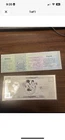 2015 China Disney Mickey Mouse - 3 Gram .999 Fine Pure Silver Bar Note Bill  COA