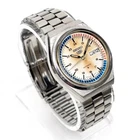 Vintage 1984 Seiko 5 Automatic 6309 Tropical Dial Pepsi 24 Hour Arabic Day RARE