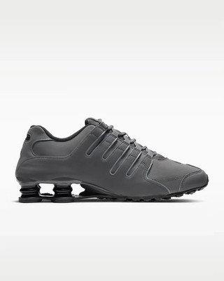Nike Shox NZ Shoes Dark Grey Metallic Iron Ore 378341-059 Men's