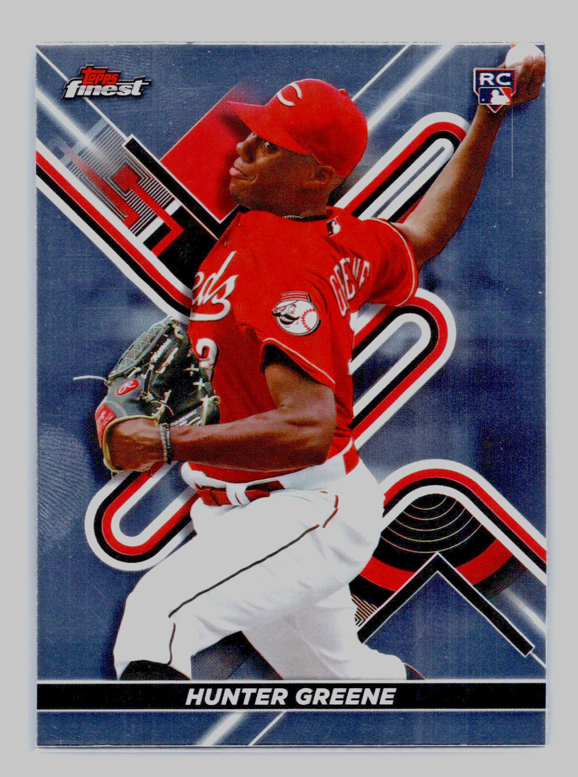 2022 Topps Finest - Hunter Greene #69 (RC)