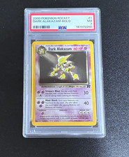 Dark Alakazam 1/82 Team Rocket Holo - PSA 7