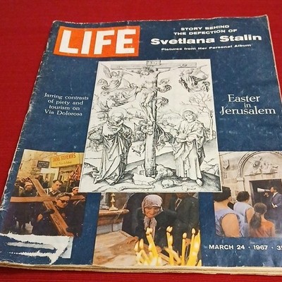 Life Magazine March 1967 Easter Jerusalem Svetlana Stalin