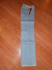 Authentic 70s Pentimento Light Blue Jean Denim Pants Womens 7 HI RISE Tube 26x37