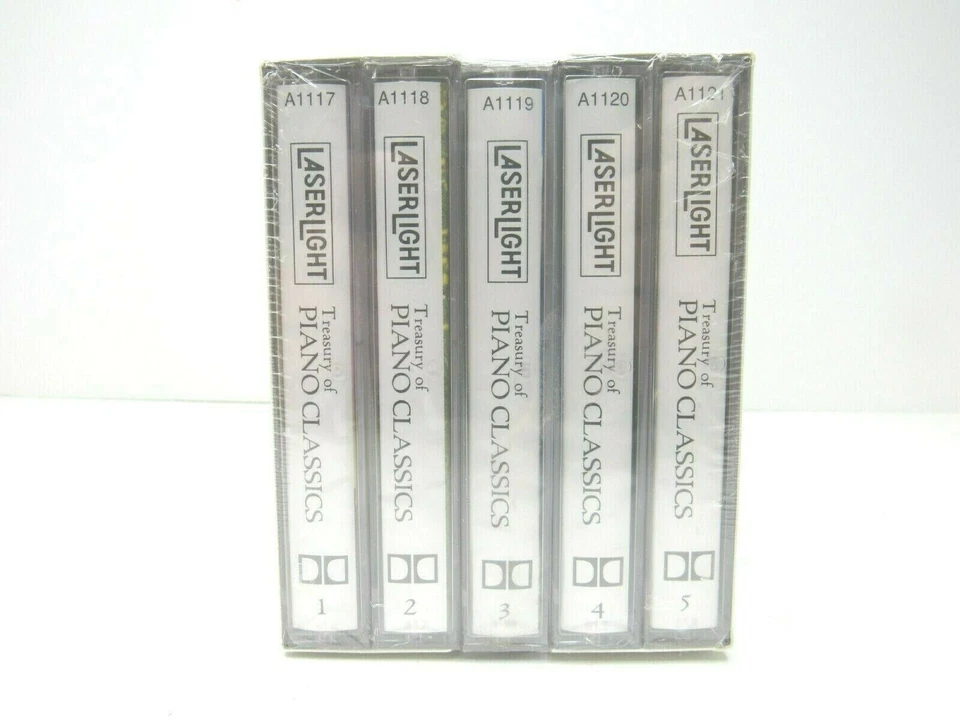 Treasury of Piano Classics Laserlight A1122 5 Cassette Tapes Boxset SEALED NEW - Image 2 of 4