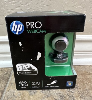 HP Pro Web Cam AU165AA YouTube Skype USB 640x480 Sensor 2MP