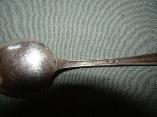 INTERNATIONAL TRADITION STERLING SILVER DESIRE TEASPOON NO MONOGRAM - Picture 2 of 3