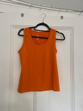 Wimbledon Tennis Orange Workout Gym Top - Size Medium {RRP £40.00}