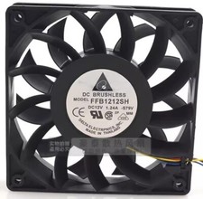 Delta FFB1212SH 12025 DC12V 1.24A 12CM 4-Wire Silent Cooling Fan