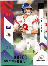 2023 Donruss #RTSBW-DJ Daniel Jones Road to the Super Bowl Wild Card 001501