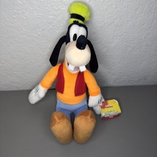 GOOFY Plush Disney Mickey Mouse Club House 9  Beanie Stuffed Animal With Tag