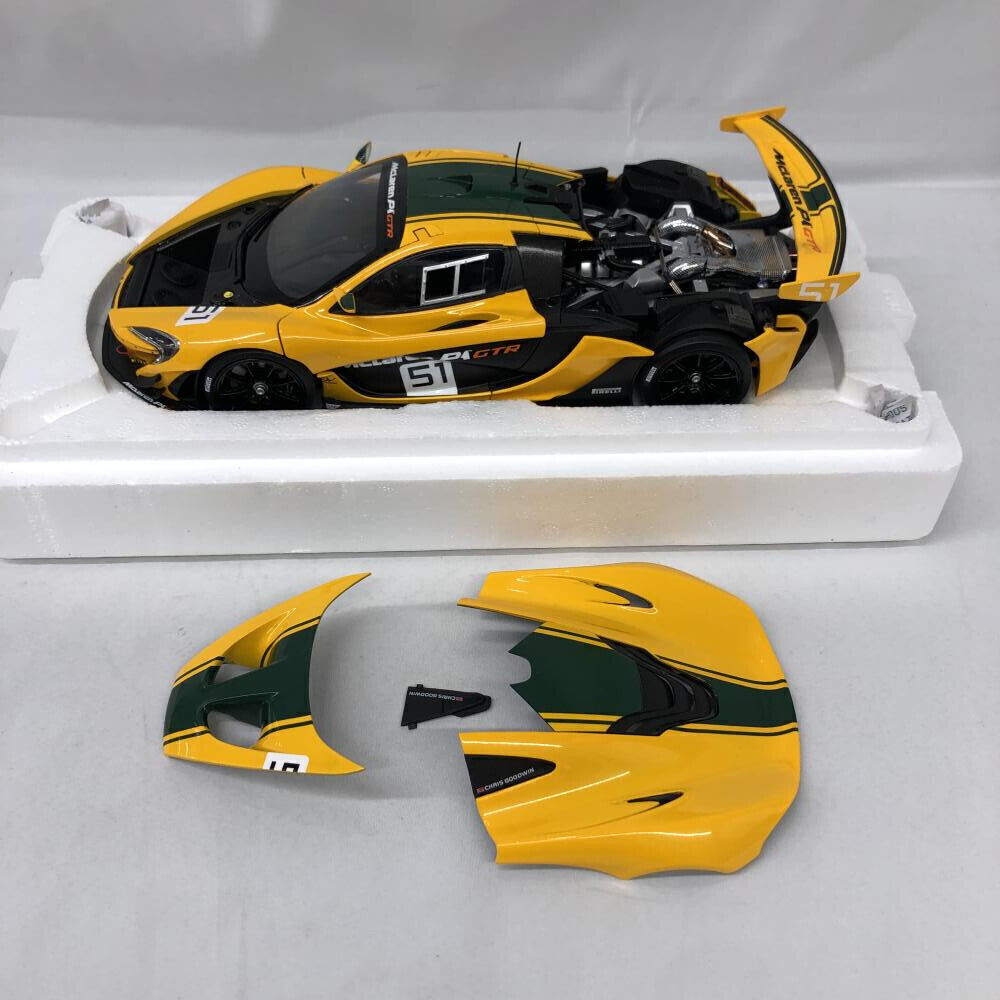 Almost Real 1/18 McLaren P1 GTR #51 Geneva Yellow Diecast model 