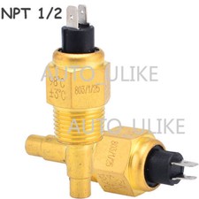 VDO 1/2 NPT 21mm Thread Diesel Engine Oil/Water Temperature Sensor for Generator