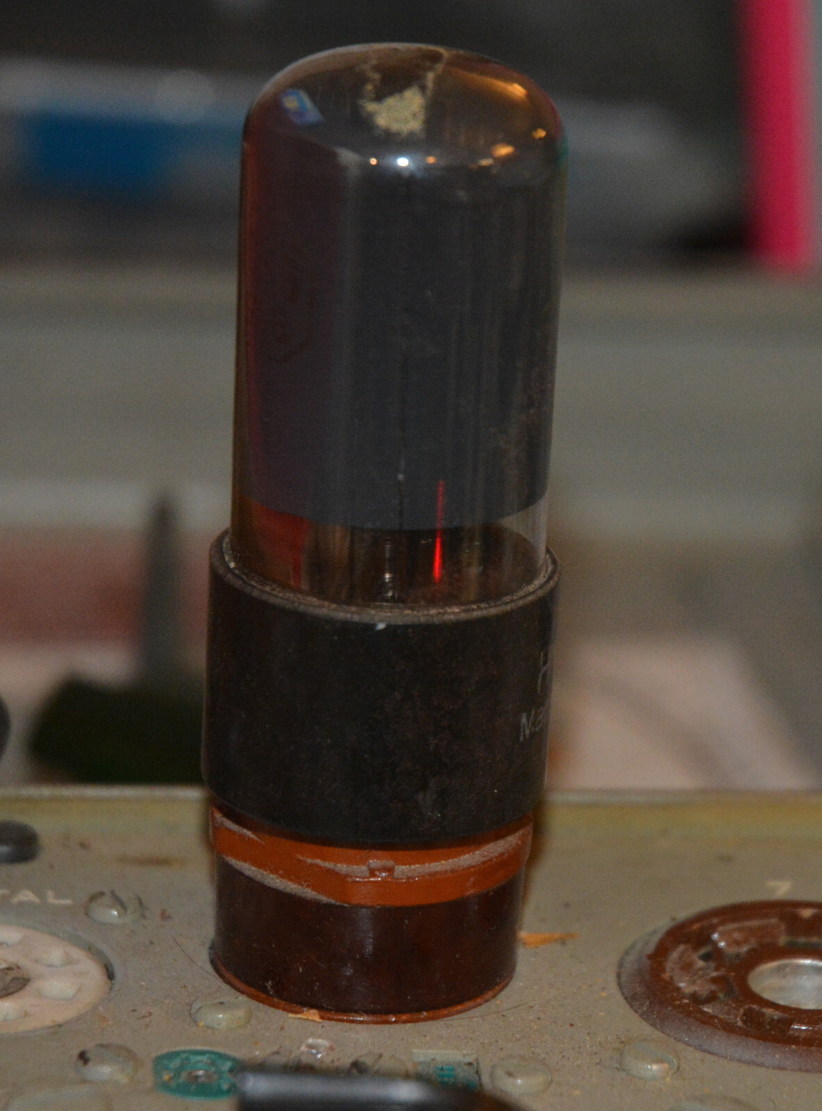 Hytron 35L6 Vacuum Tube Tested Good on TV-7D/U Tester