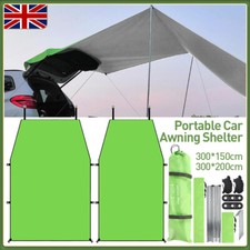 Car Awning Shelter Portable Canopy Side Fishing SUV Tarp Tent Anti-UV Sun UK