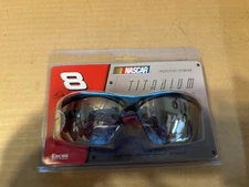 NASCAR #8 Dale Earnhardt Jr Protective EYEWEAR, ENCON, Titanium Lens, Red/Frame