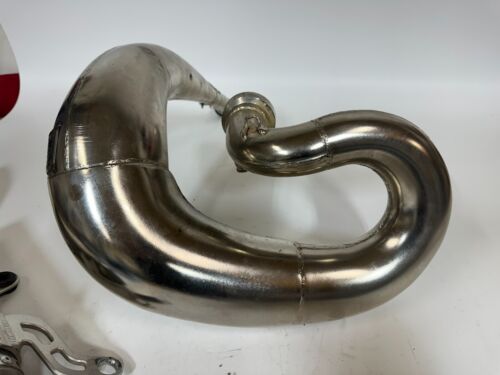 2002 YZ250 Pro Circuit Ti-2 Shorty Carbon Fiber Titanium & Platinum Pipe SET - Picture 16 of 16