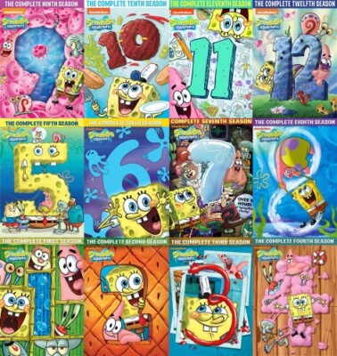 SPONGEBOB SQUAREPANTS TV SERIES SEASONS 1-12 New DVD