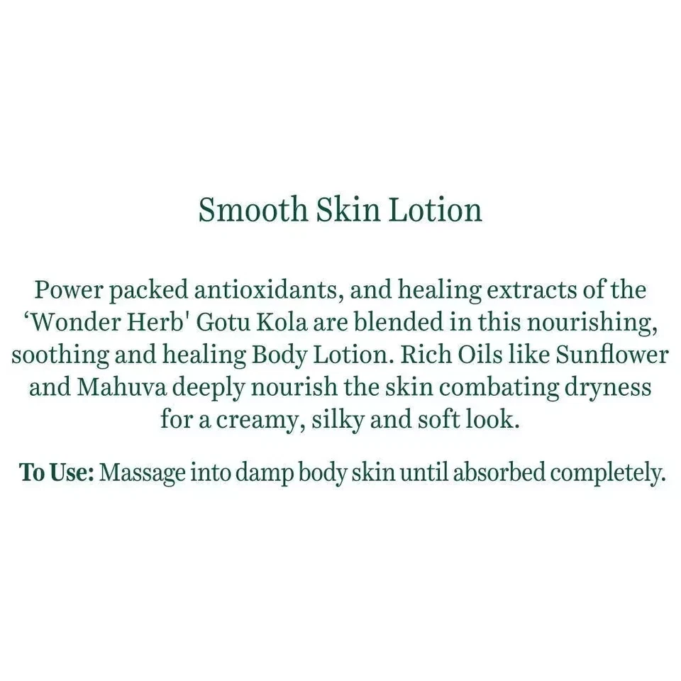 Biotique Bio Gotu Kola Smooth Skin Lotion for Dry and Dehydrated Body 180ml, - Image 4 of 4