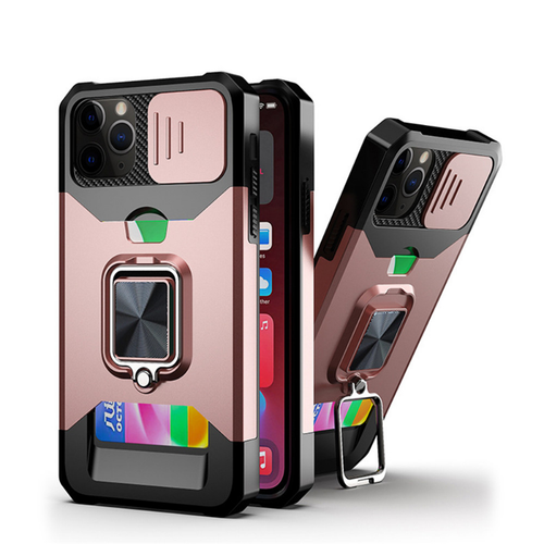 Panzer Hülle mit Folie Kamera Cover Kartenfach für iPhone 15 14 13 12 11 Pro Max XS X - Bild 37 von 43