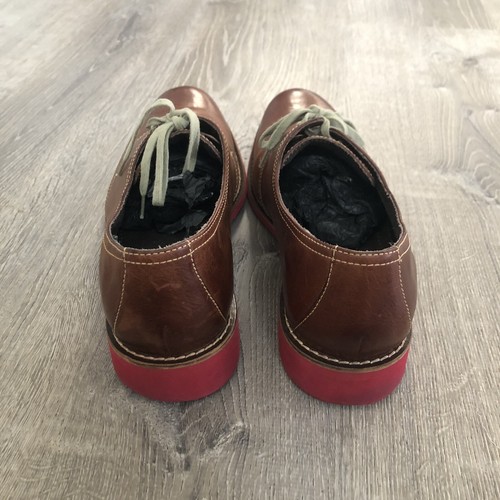 Cole Haan Men's Cap Toe Lace Up Oxford Dress Shoes Brown Size 12M C10644 - Picture 5 of 10