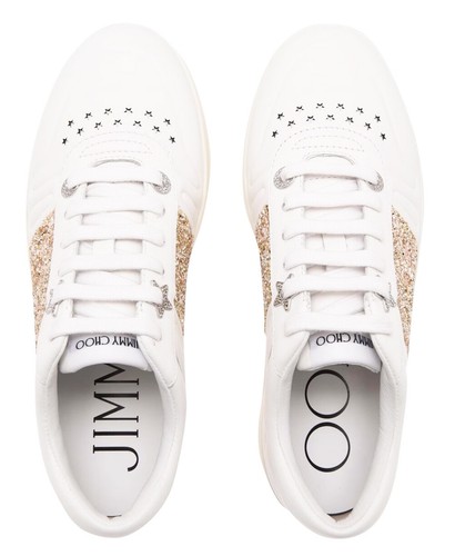 ZAPATILLAS DE MUJER JIMMY CHOO HAWAII A RAYAS BRILLANTES LOGOTIPO HAWAIIFCLJ - Imagen 5 de 5