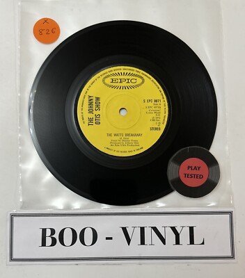 The Johnny Otis Show - The Watts Breakaway 7  Vinyl Record Soul Funk EX Con