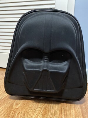 Star Wars Darth Vader 3D Suitcase Luggage Disney Store Retractable Handle 
