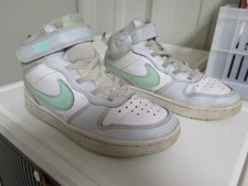 Nike Court Borough 2 Mid Pure Platinum Mint Foam - CD7783-011 Sz 1