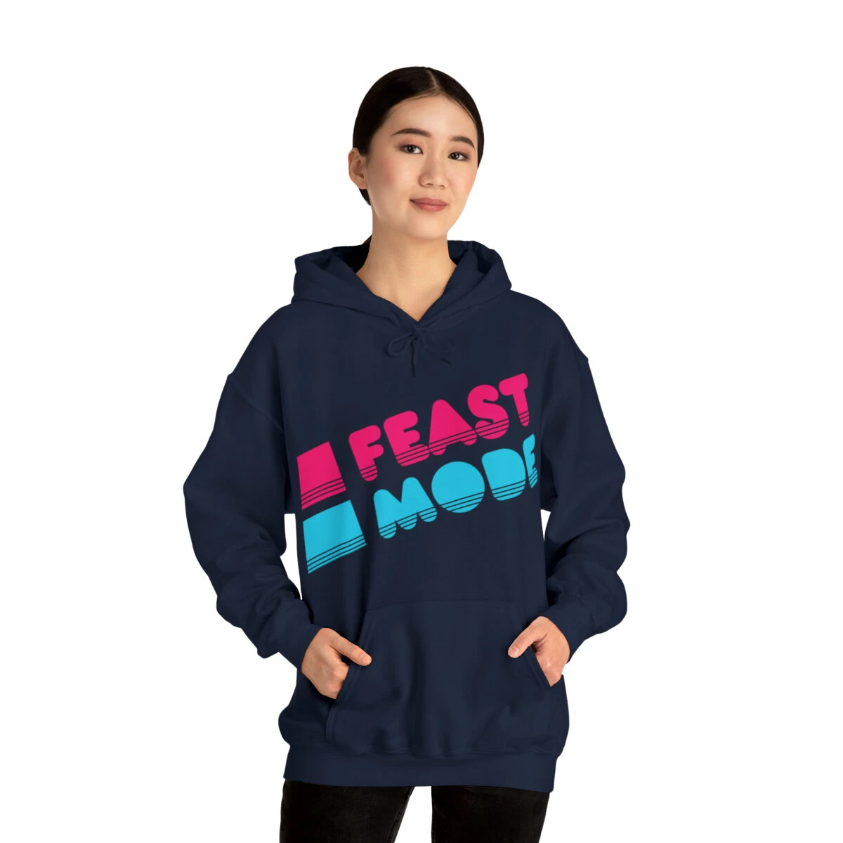 Retro Feast Mode Thanksgiving Graphic Hoodie