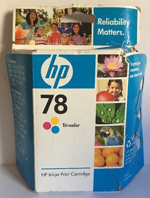 Genuine HP 78 Tri-Color Ink Cartridge Exp Oct /2009 | eBay