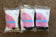 9-count L'eggs Silken Mist Control Top Semi-Opaque Leg Pantyhose Size A - BLACK