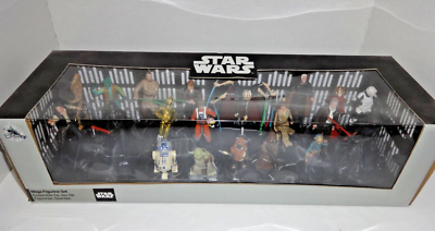 STAR WARS 20 MEGA FIGURINE SET Disney Store New Sealed Figures