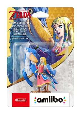 Zelda & Wolkenvogel / Loftwing amiibo Skyward Sword HD - NEU & OVP
