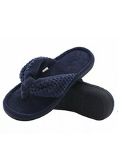 ULTRAIDEAS Women's Memory Foam Flip Flop Slippers with Cozy Terry Lining, Moistu