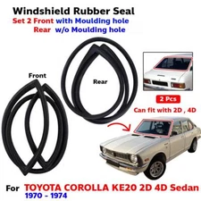 Fits Toyota Corolla KE20 2D 4D Sedan 1970-74 Windshield Rubber Seal Front Rear