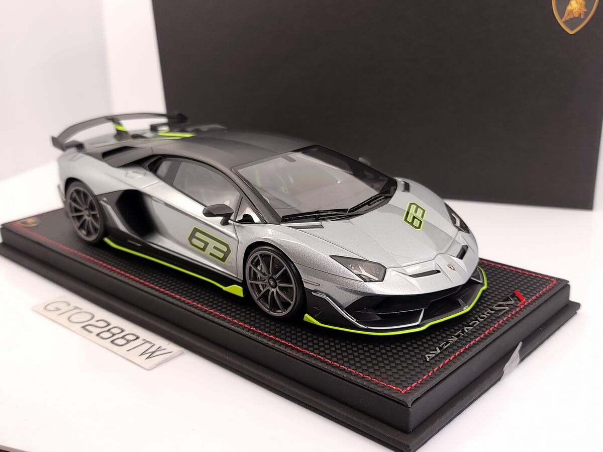 口豪奢 MR Collection 63(Grigio SVJ Aventador Lamborghini 1:18 乗用車