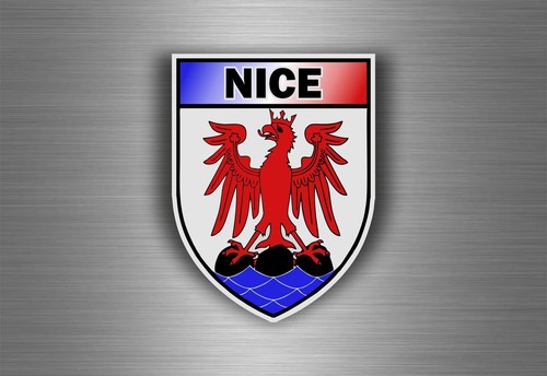 Aufnäher Gedruckt Aufbügel Wappen Schild Flagge Frankreich Nizza