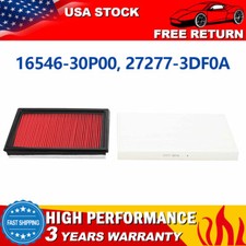 2PCS Combo Engine Air Filter and Cabin Air Fi...