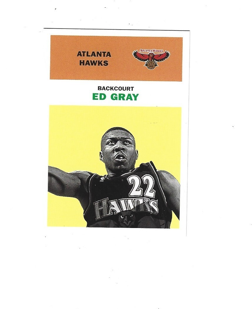 1998-99 Fleer Vintage '61 #96 Ed Gray  ATLANTA HAWKS