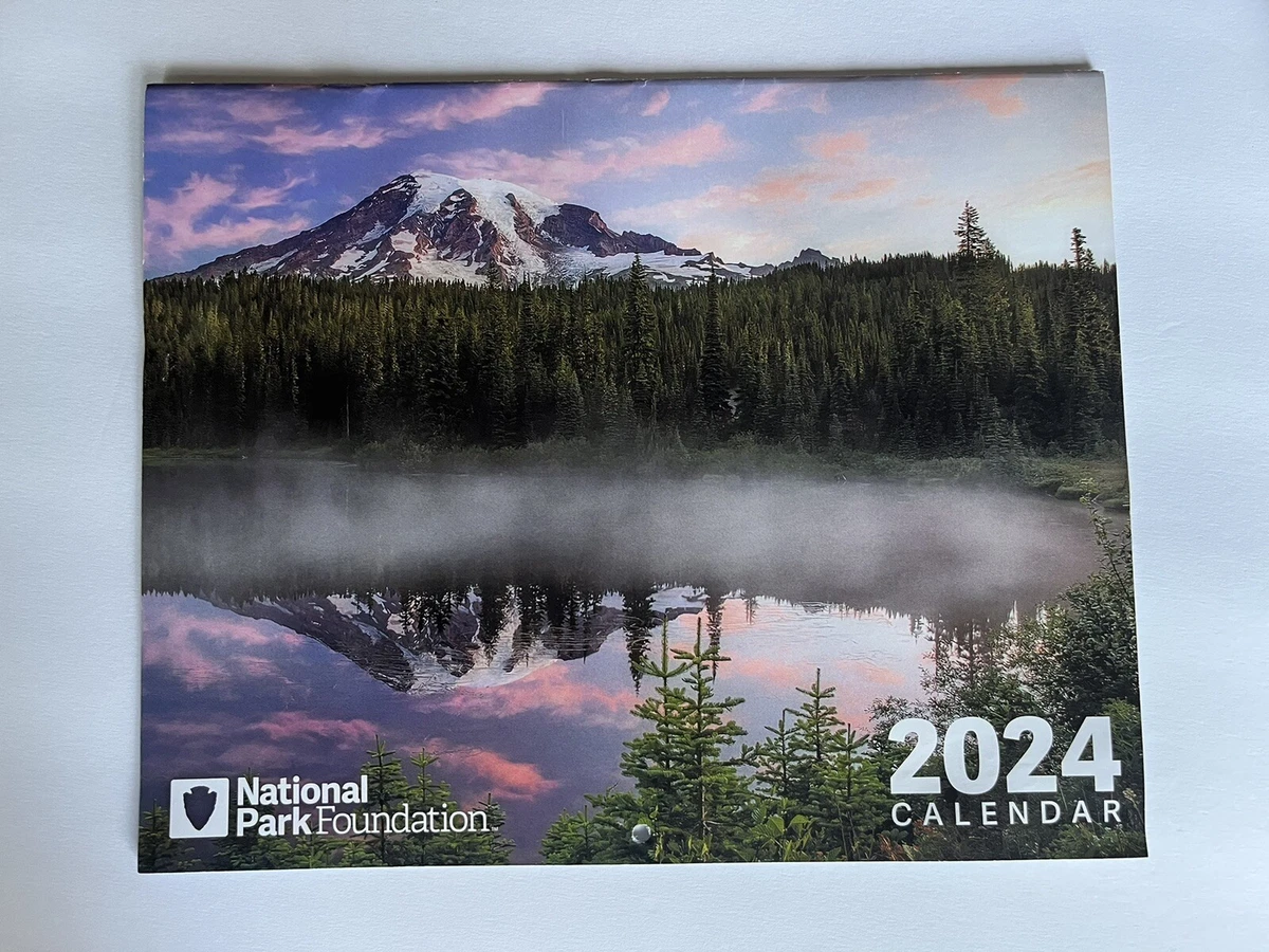 National Park Foundation 2024 Hanging Wall Calendar Nature Mountains | eBay